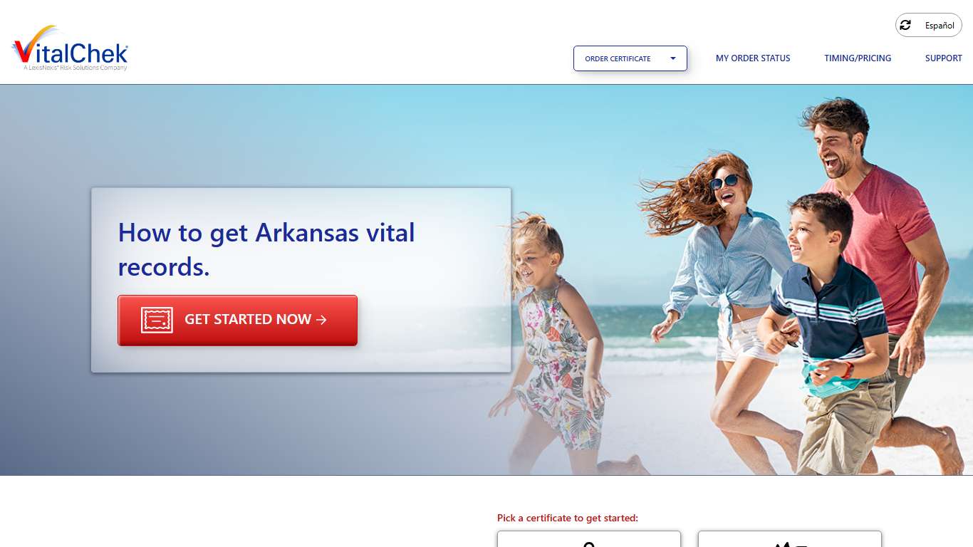 Arkansas (AR) Vital Records | State Certificates - VitalChek